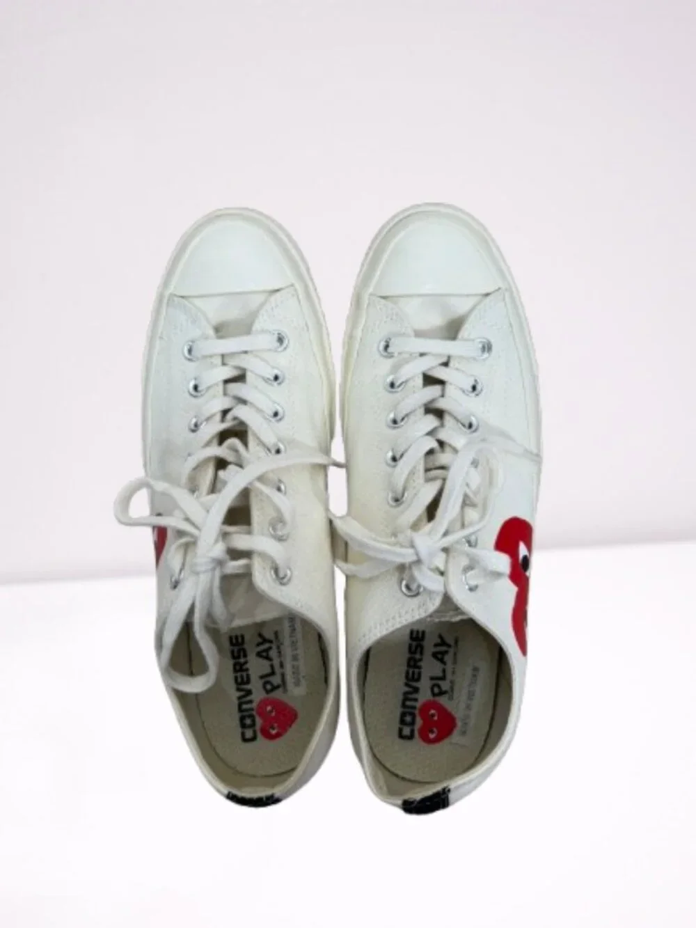 Comme des Garçons Play x Converse Men Chuck 70 Low-Top Sneakers 10.5 Worn Twice